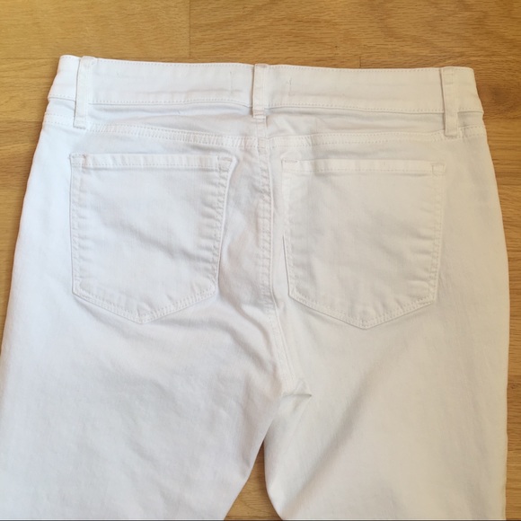 Ladies LOFT White Jeans - Picture 5 of 6